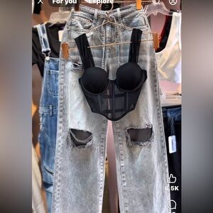 Black womens mesh tank crop top